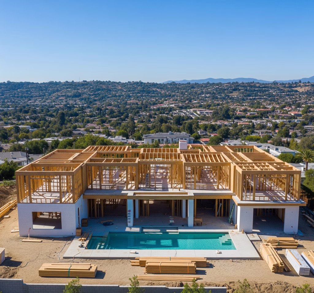 New construction framing - 1 Smart Build